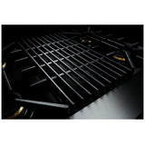 JennAir Rise JGRP748HL Gas Range, 6.3 cu. ft. Capacity, 48 inch Exterior Width, Self Clean, Dual Fan True Convection, 20,000 BTU Highest Burner, Double Oven, Stainless Steel colour