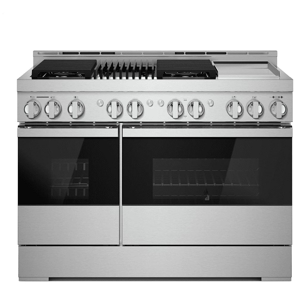 JennAir Noir JGRP748HM Gas Range, 6.3 cu. ft. Capacity, 48 inch Exterior Width