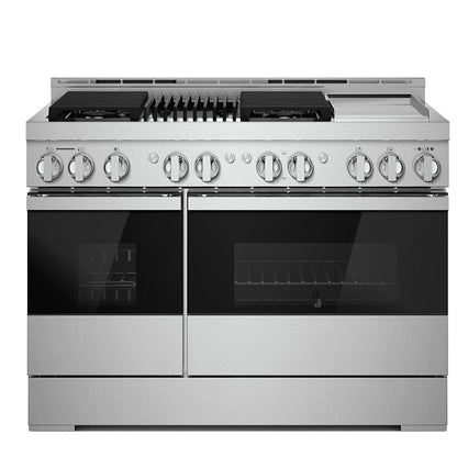 JennAir Noir JGRP748HM Gas Range, 6.3 cu. ft. Capacity, 48 inch Exterior Width
