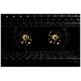 JennAir Noir JGRP748HM Gas Range, 6.3 cu. ft. Capacity, 48 inch Exterior Width, Self Clean, Dual Fan True Convection, 4 Burners, 20,000 BTU Highest Burner, Double Oven, Stainless Steel colour