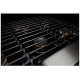 JennAir Noir JGRP748HM Gas Range, 6.3 cu. ft. Capacity, 48 inch Exterior Width, Self Clean, Dual Fan True Convection, 4 Burners, 20,000 BTU Highest Burner, Double Oven, Stainless Steel colour