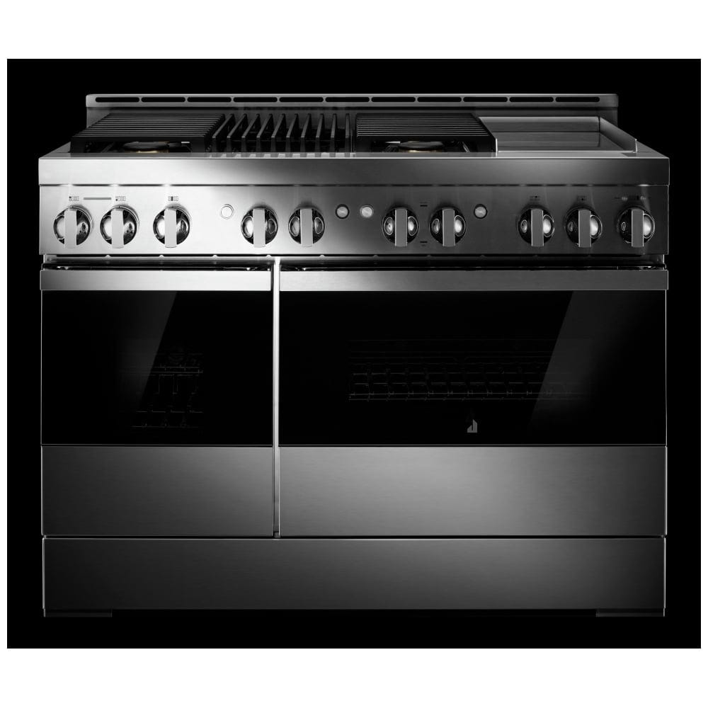 JennAir Noir JGRP748HM Gas Range, 6.3 cu. ft. Capacity, 48 inch Exterior Width