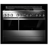JennAir Noir JGRP748HM Gas Range, 6.3 cu. ft. Capacity, 48 inch Exterior Width, Self Clean, Dual Fan True Convection, 4 Burners, 20,000 BTU Highest Burner, Double Oven, Stainless Steel colour