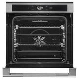 JennAir Rise JJW2424HL Single Wall Oven, 24 inch Exterior Width, True Convection, Self Clean, 3.1 cu. ft. Capacity, Temperature Probe, Wifi Enabled, Stainless Steel colour