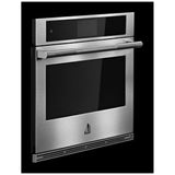 JennAir Rise JJW3430LL Single Wall Oven, 30 inch Exterior Width, Convection, Self Clean, 5 cu. ft. Capacity, Temperature Probe, Wifi Enabled, Stainless Steel colour