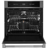 JennAir Rise JJW3430LL Single Wall Oven, 30 inch Exterior Width, Convection, Self Clean, 5 cu. ft. Capacity, Temperature Probe, Wifi Enabled, Stainless Steel colour