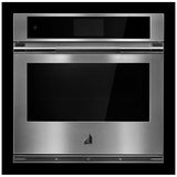 JennAir Rise JJW3430LL Single Wall Oven, 30 inch Exterior Width, Convection, Self Clean, 5 cu. ft. Capacity, Temperature Probe, Wifi Enabled, Stainless Steel colour