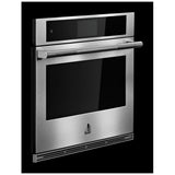 JennAir Rise JJW3430LL Single Wall Oven, 30 inch Exterior Width, Convection, Self Clean, 5 cu. ft. Capacity, Temperature Probe, Wifi Enabled, Stainless Steel colour