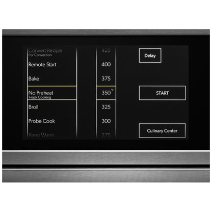 JennAir Noir JJW3430LM Single Wall Oven, 30 inch Exterior Width, Convection, Self Clean, 5 cu. ft. Capacity