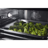 JennAir Rise JJW6024HL Single Wall Oven, 24 inch Exterior Width, True Convection, Self Clean, 1.2 cu. ft. Capacity, Temperature Probe, Wifi Enabled, Stainless Steel colour