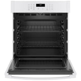 GE JKS3000DNWW Single Wall Oven, 27 inch Exterior Width, Self Clean, 4.3 cu. ft. Capacity, Wifi Enabled, White colour