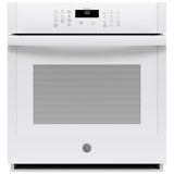 GE JKS3000DNWW Single Wall Oven, 27 inch Exterior Width, Self Clean, 4.3 cu. ft. Capacity, Wifi Enabled, White colour