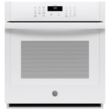 GE JKS3000DNWW Single Wall Oven, 27 inch Exterior Width, Self Clean, 4.3 cu. ft. Capacity, Wifi Enabled, White colour