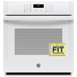 GE JKS3000DNWW Single Wall Oven, 27 inch Exterior Width, Self Clean, 4.3 cu. ft. Capacity, Wifi Enabled, White colour