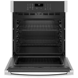 GE JKS3000SNSS Single Wall Oven, 27 inch Exterior Width, Self Clean, 4.3 cu. ft. Capacity, Wifi Enabled, Stainless Steel colour