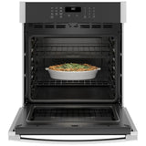 GE JKS3000SNSS Single Wall Oven, 27 inch Exterior Width, Self Clean, 4.3 cu. ft. Capacity, Wifi Enabled, Stainless Steel colour