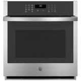 GE JKS3000SNSS Single Wall Oven, 27 inch Exterior Width, Self Clean, 4.3 cu. ft. Capacity, Wifi Enabled, Stainless Steel colour