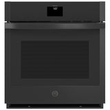 GE JKS5000DVBB Single Wall Oven, 27 inch Exterior Width, True Convection, Self Clean, 4.3 cu. ft. Capacity, Temperature Probe, Wifi Enabled, Air Fry, Black colour