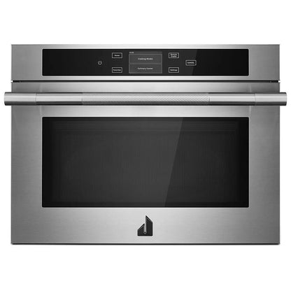 JennAir Rise JMC6224HL Single Speed Oven, 24 inch Exterior Width, True Convection, 1.4 cu. ft. Capacity, Wifi Enabled, Stainless Steel colour True European Convection