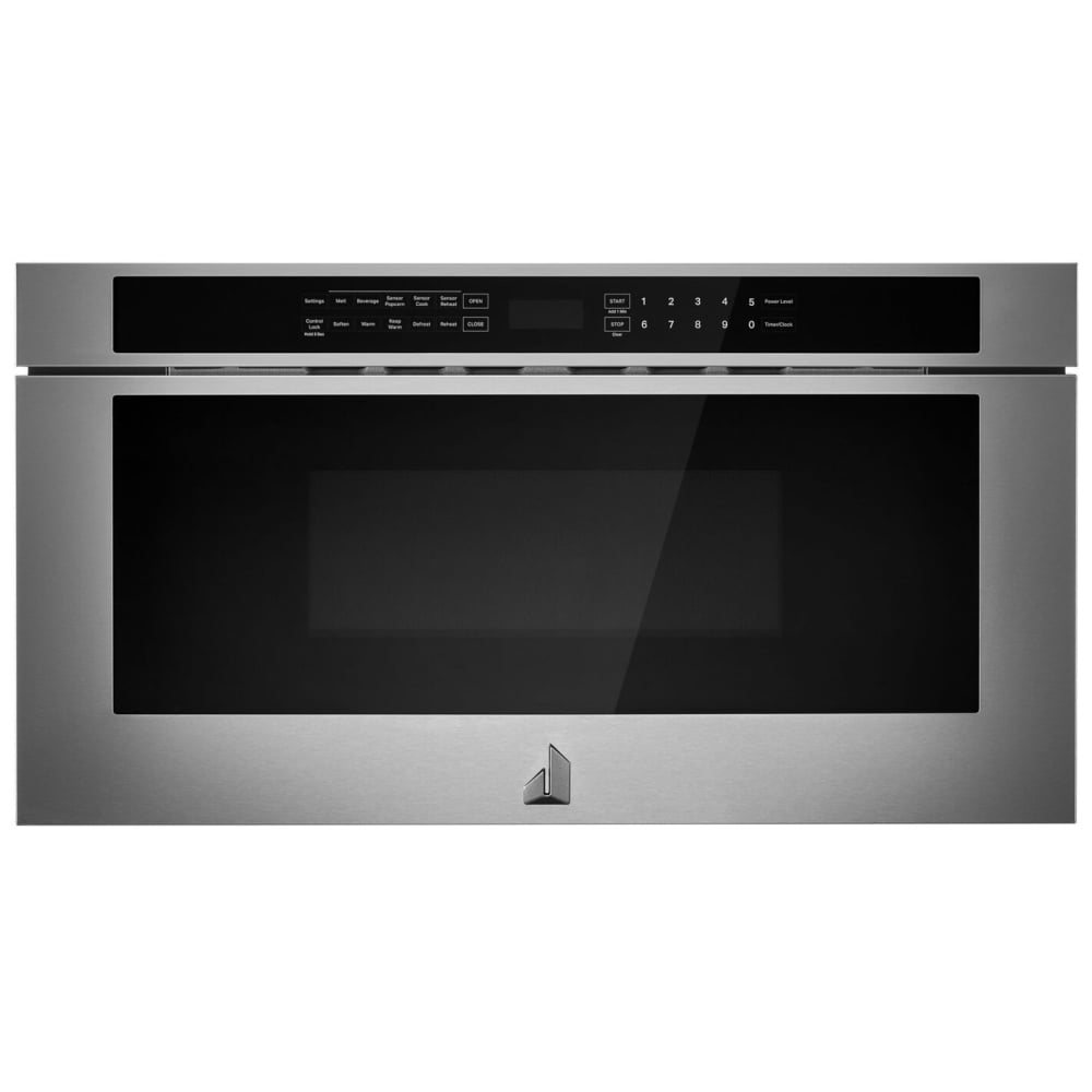 JennAir Rise JMDFS30HL Microwave Drawer, 30 inch Exterior Width, 1.2 cu. ft. Capacity, 950 W Watts, Stainless Steel Interior, Stainless Steel colour