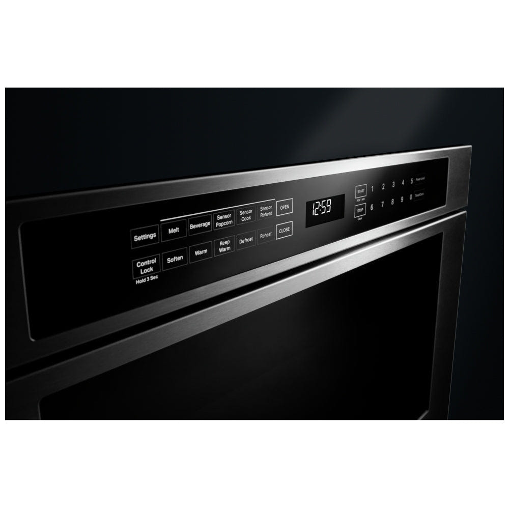JennAir Rise JMDFS30HL Microwave Drawer, 30 inch Exterior Width, 1.2 cu. ft. Capacity, 950 W Watts, Stainless Steel Interior, Stainless Steel colour