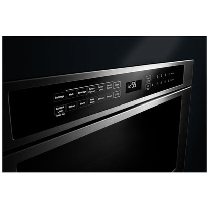 JennAir Rise JMDFS30HL Microwave Drawer, 30 inch Exterior Width, 1.2 cu. ft. Capacity, 950 W Watts, Stainless Steel Interior, Stainless Steel colour