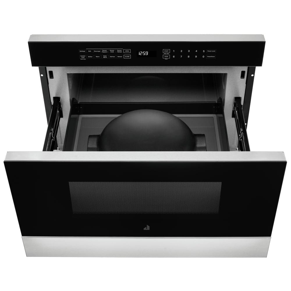 JennAir Noir JMDFS30HM Microwave Drawer, 30 inch Exterior Width, 1.2 cu. ft. Capacity, Stainless Steel Interior, Stainless Steel Colour