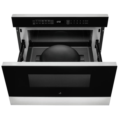 JennAir Noir JMDFS30HM Microwave Drawer, 30 inch Exterior Width, 1.2 cu. ft. Capacity, Stainless Steel Interior, Stainless Steel Colour