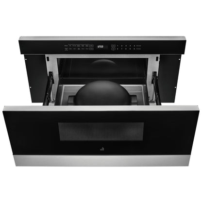 JennAir Noir JMDFS30HM Microwave Drawer, 30 inch Exterior Width, 1.2 cu. ft. Capacity, Stainless Steel Interior, Stainless Steel Colour