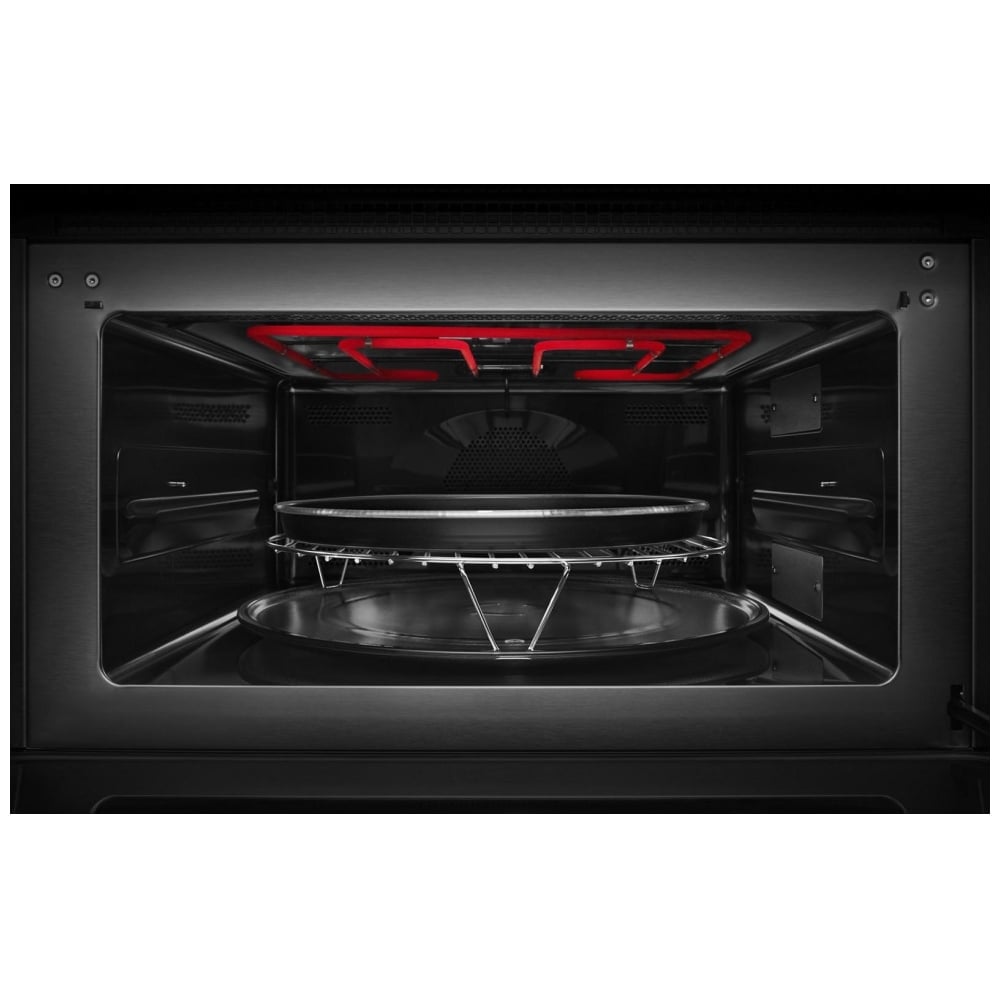 JennAir Rise JMW2427LL Microwave Wall Oven Combo, 27 inch Exterior Width, Convection, Self Clean, 5.7 cu. ft.