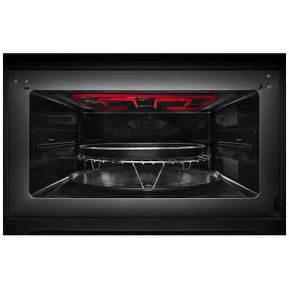 JennAir Rise JMW2427LL Microwave Wall Oven Combo, 27 inch Exterior Width, Convection, Self Clean, 5.7 cu. ft.