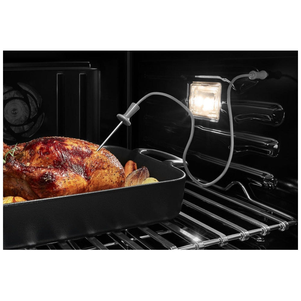 JennAir Rise JMW2427LL Microwave Wall Oven Combo, 27 inch Exterior Width, Convection, Self Clean, 5.7 cu. ft.