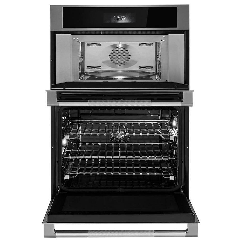 JennAir JOECC530RL Microwave Wall Oven Combo, 30 inch Exterior Width, True Convection, Self Clean, 6.4 cu. ft. Capacity, Temperature Probe, Air Fry, Stainless Steel colour