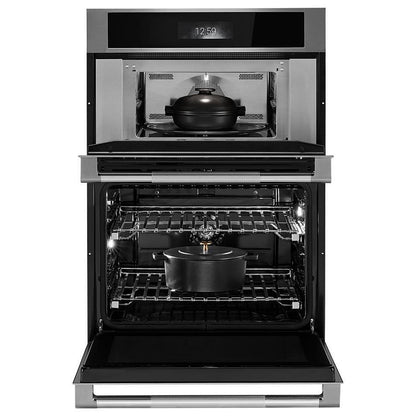 JennAir JOECC530RL Microwave Wall Oven Combo, 30 inch Exterior Width, True Convection, Self Clean, 6.4 cu. ft. Capacity, Temperature Probe, Air Fry, Stainless Steel colour