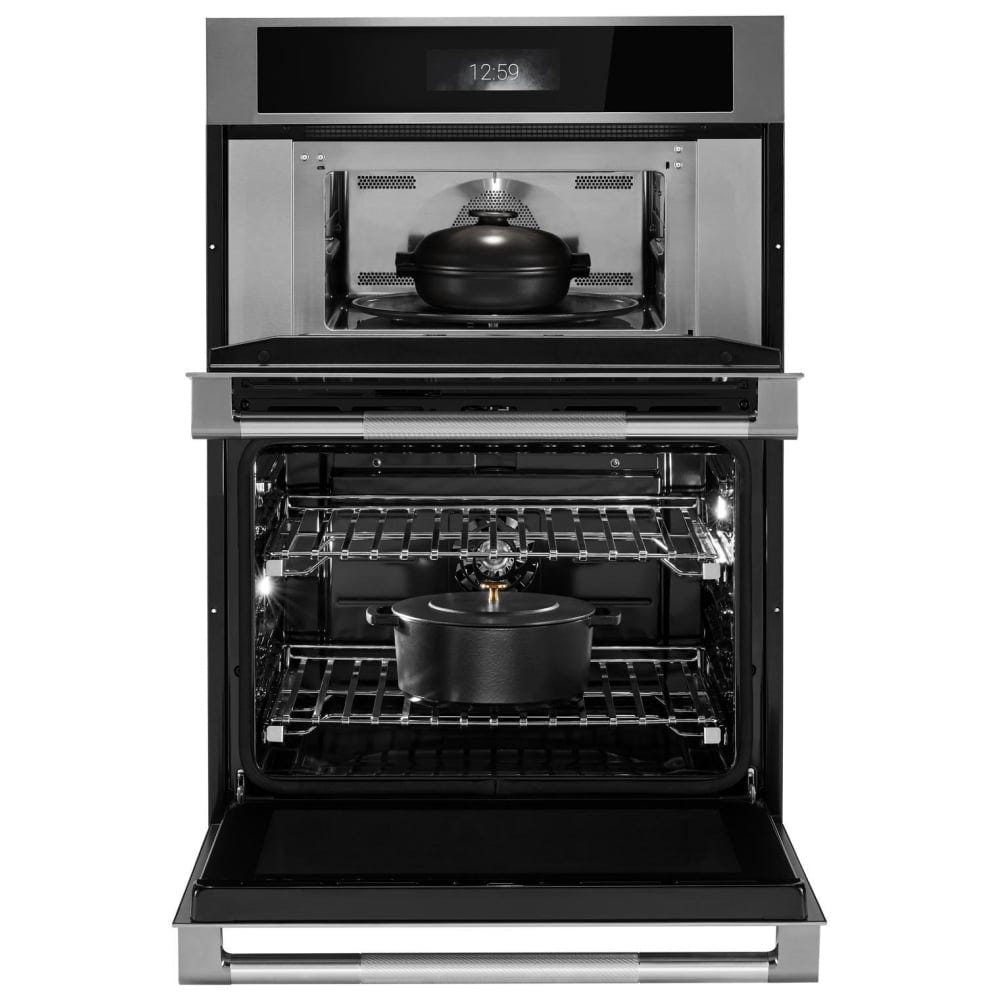 JennAir JOECC530RL Microwave Wall Oven Combo, 30 inch Exterior Width, True Convection, Self Clean, 6.4 cu. ft. Capacity, Temperature Probe, Air Fry, Stainless Steel colour