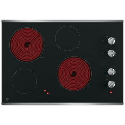 GE JP3030SWSS Electric Cooktop, 30" Stainless Steel Cooktop