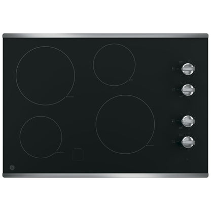 GE JP3030SWSS Electric Cooktop, 30" Stainless Steel Cooktop