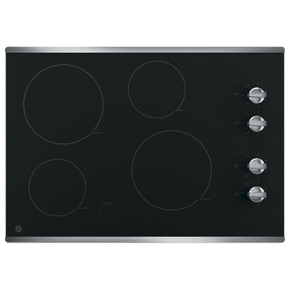GE JP3030SWSS Electric Cooktop, 30" Stainless Steel Cooktop