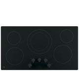 GE JP3036DLBB Electric Cooktop, 36 inch Exterior Width, 5 Burners, 2,700 W Highest Element, Black colour