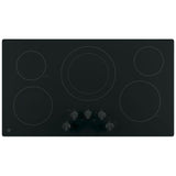 GE JP3036DLBB Electric Cooktop, 36 inch Exterior Width, 5 Burners, 2,700 W Highest Element, Black colour