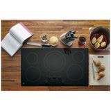 GE JP3036DLBB Electric Cooktop, 36 inch Exterior Width, 5 Burners, 2,700 W Highest Element, Black colour