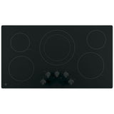GE JP3036DLBB Electric Cooktop, 36 inch Exterior Width, 5 Burners, 2,700 W Highest Element, Black colour