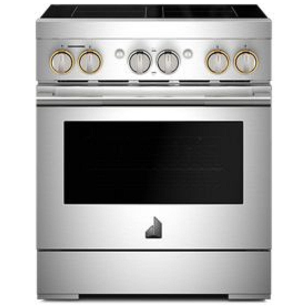 JennAir JPIFC730RL Induction Range, 4.1 cu. ft. Capacity, 30 inch Exterior Width, True Convection, 4 Burners, Stainless Steel colour