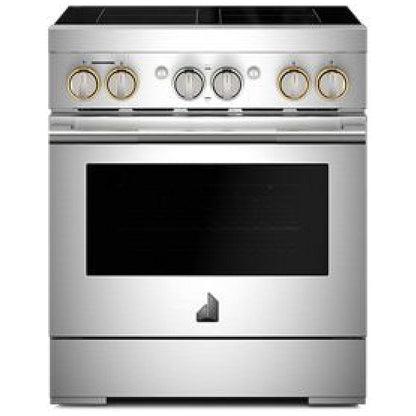 JennAir JPIFC730RL Induction Range, 4.1 cu. ft. Capacity, 30 inch Exterior Width, True Convection, 4 Burners, Stainless Steel colour