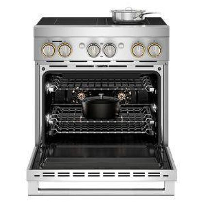JennAir JPIFC730RL Induction Range, 4.1 cu. ft. Capacity, 30 inch Exterior Width, True Convection, 4 Burners, Stainless Steel colour
