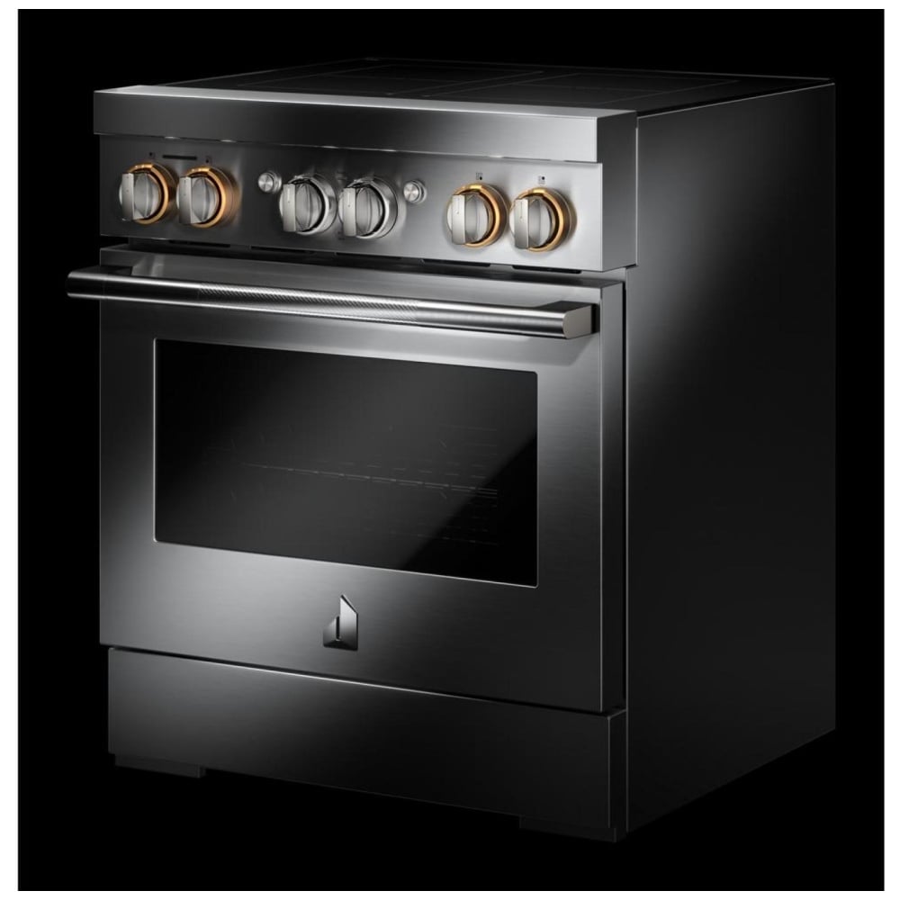 JennAir JPIFC730RL Induction Range, 4.1 cu. ft. Capacity, 30 inch Exterior Width, True Convection, 4 Burners, Stainless Steel colour