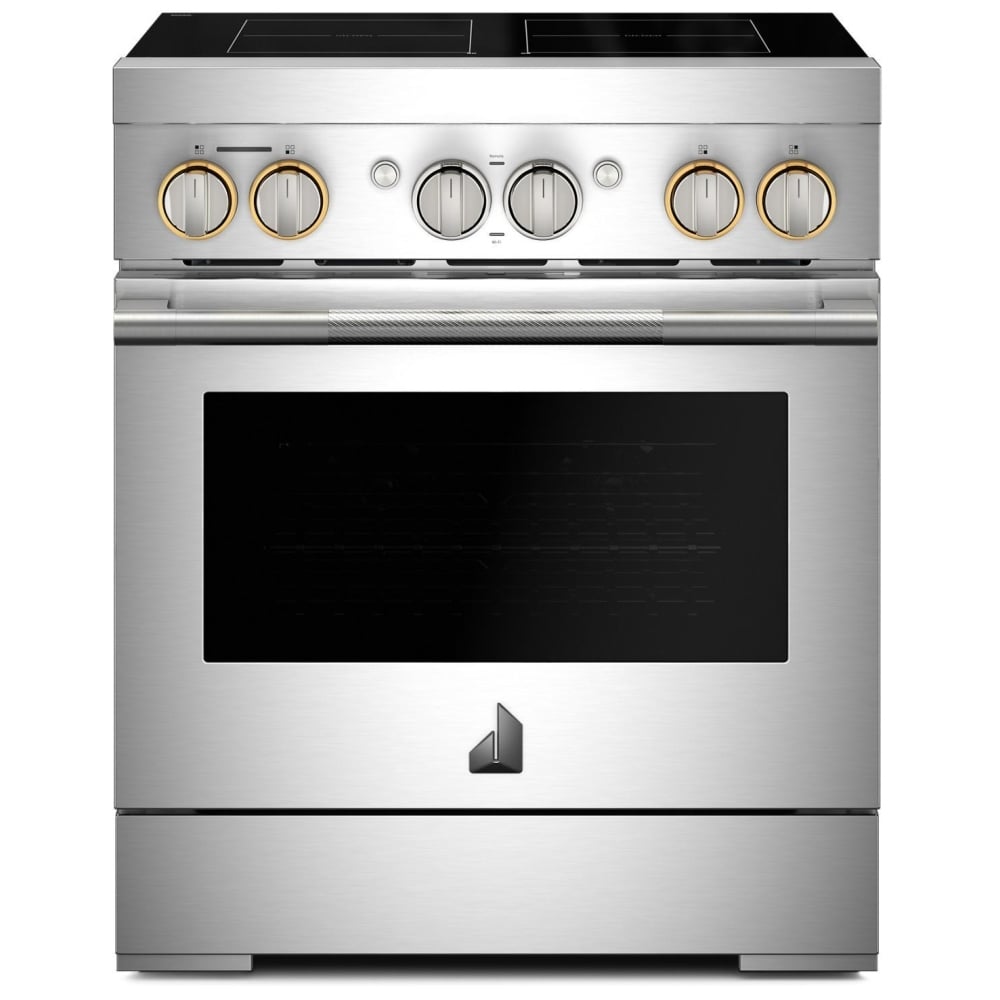 JennAir JPIFC730RL Induction Range, 4.1 cu. ft. Capacity, 30 inch Exterior Width, True Convection, 4 Burners, Stainless Steel colour