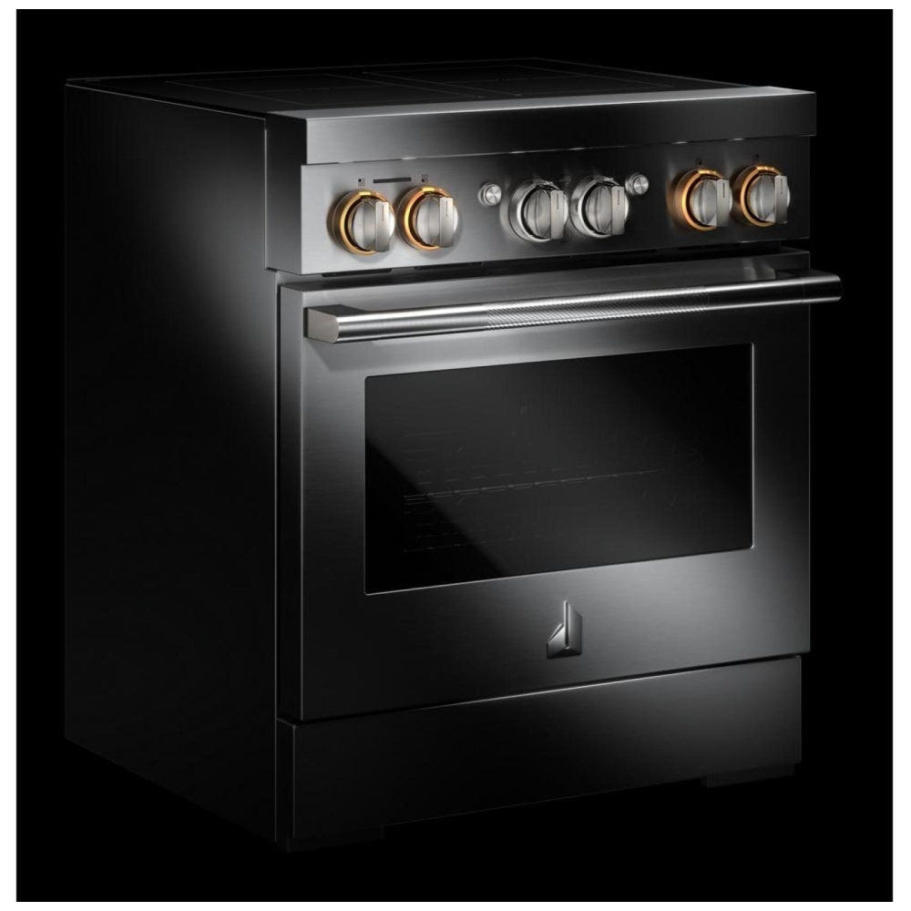 JennAir JPIFC730RL Induction Range, 4.1 cu. ft. Capacity, 30 inch Exterior Width, True Convection, 4 Burners, Stainless Steel colour