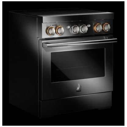 JennAir JPIFC730RL Induction Range, 4.1 cu. ft. Capacity, 30 inch Exterior Width, True Convection, 4 Burners, Stainless Steel colour