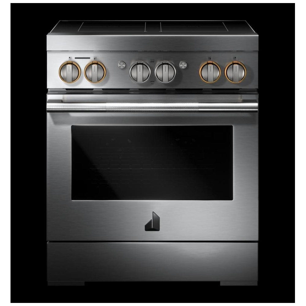 JennAir JPIFC730RL Induction Range, 4.1 cu. ft. Capacity, 30 inch Exterior Width, True Convection, 4 Burners, Stainless Steel colour
